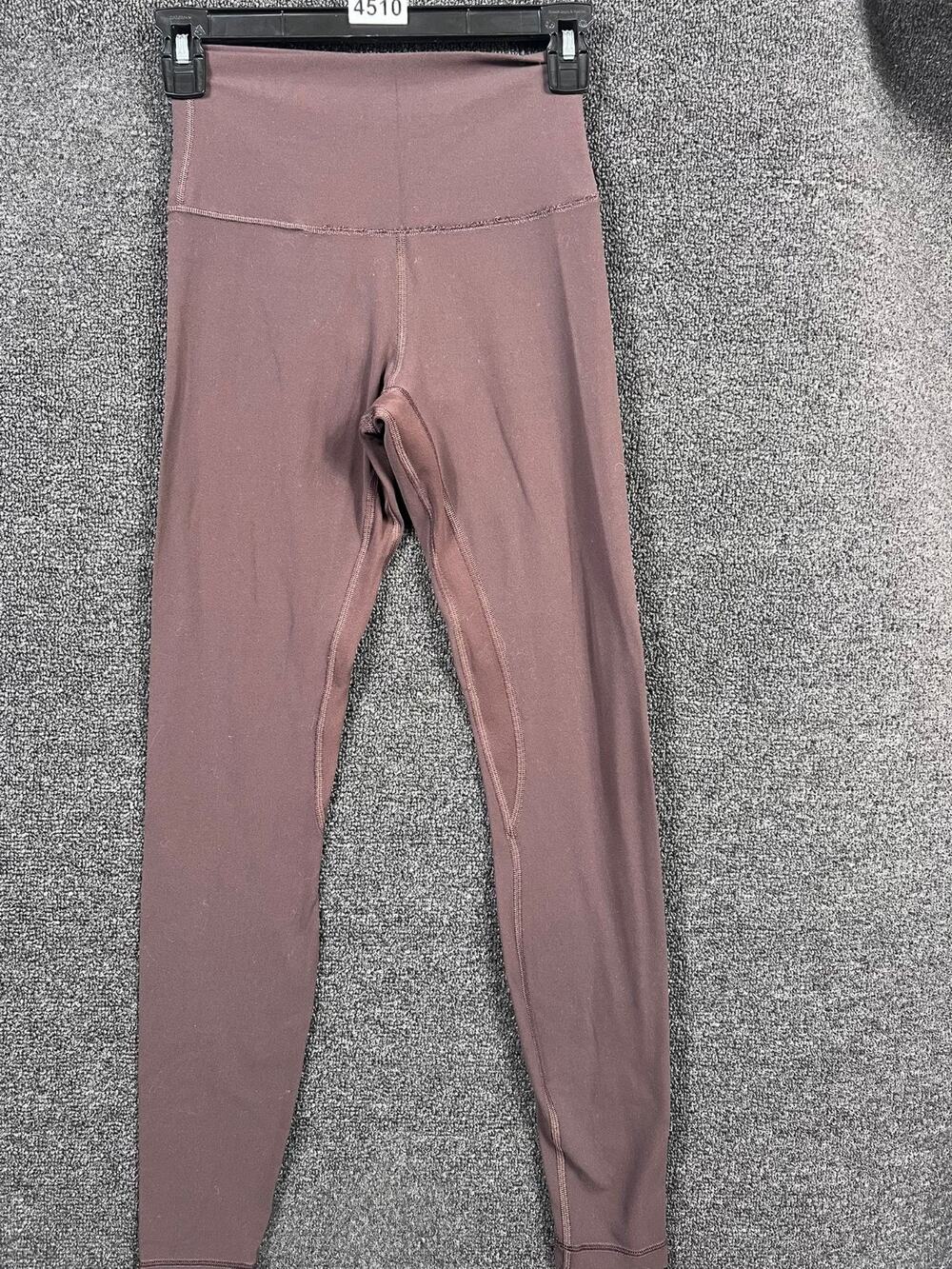 Lululemon Pants Women Sz 4 Maroon Align Pant Nulu Athleisure Sportswear LW5CTES